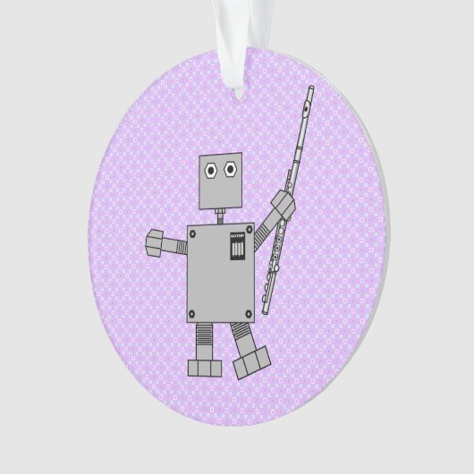 Flute Robot Ornament (voorkant)