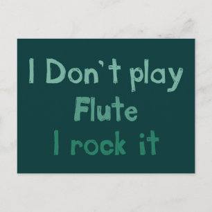 Flute Rock It Briefkaart