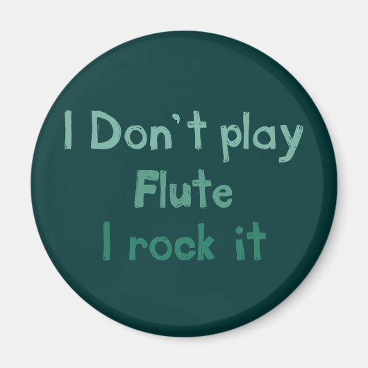Flute Rock It Magnet (Devant)