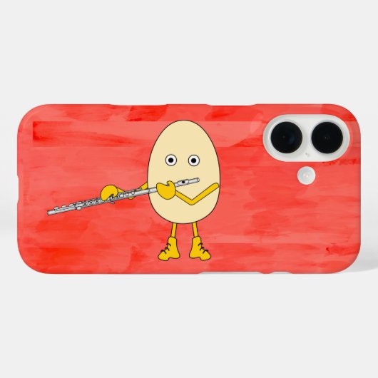 Flute Spelling Egghead Case-Mate iPhone Case (Achterkant (horizontaal))