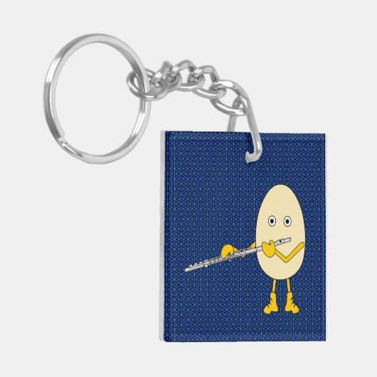 Flute Spelling Egghead Sleutelhanger (Voorkant Links)