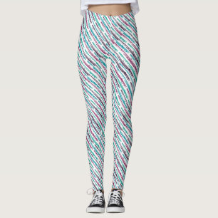 Flute Stripes-Leggings Leggings