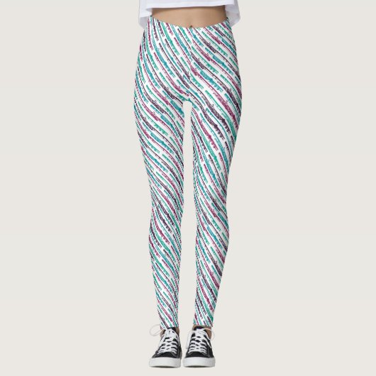Flute Stripes-Leggings Leggings (Voorkant)