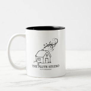 Flute Studio-Mok Tweekleurige Koffiemok