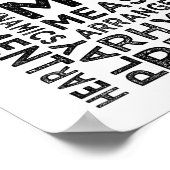 Flute Typography Poster (Hoek)