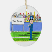 Flute - Vrouw Keramisch Ornament (Rechts)