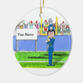 Flute - Vrouw Keramisch Ornament (Links)