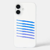 Flutes Blue Ombre Case-Mate iPhone Case (Achterkant)