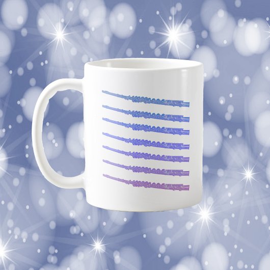Flutes Music Roze Paarse Blauw Koffiemok