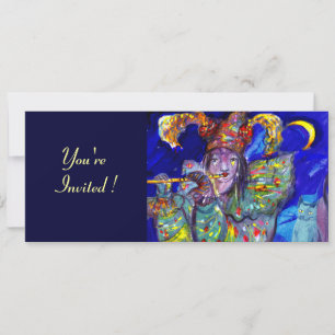 FLUTIST IN BLUE Party-programma Kaart