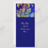 FLUTIST IN BLUE Party-programma Kaart (Achterkant)