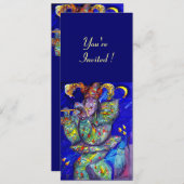 FLUTIST IN BLUE Party-programma Kaart (Voorkant / Achterkant)