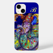 FLUTIST IN BLUE / Venetië - nachtmonogram Case-Mate iPhone Case (Achterkant)