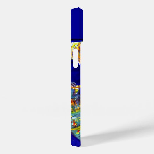FLUTIST IN BLUE / Venetië - nachtmonogram Case-Mate iPhone Case (Achterkant / Rechts)