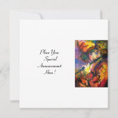 FLUTIST PORTRAIT/Venetiaanse Masquerade Aankondiging (Achterkant)