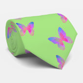 Flutter-Byes (groene stropdas) Stropdas (Opgerold)