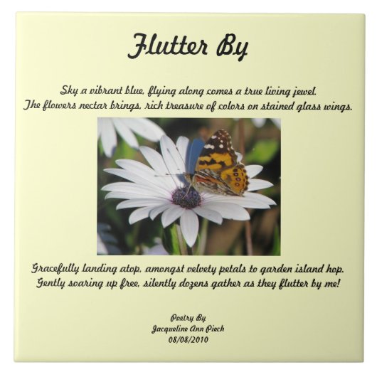 Flutter door Tegel Tegeltje (Voorkant)