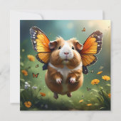 Flutter Paws: het cavia neemt de vlucht Kaart (Achterkant)