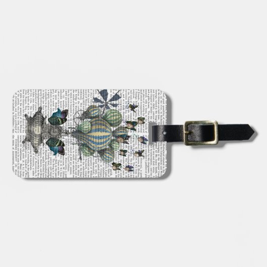 Flutter-tijd Bagagelabel (Voorkant horizontaal)