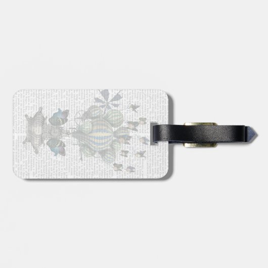 Flutter-tijd Bagagelabel (Achterkant horizontaal)