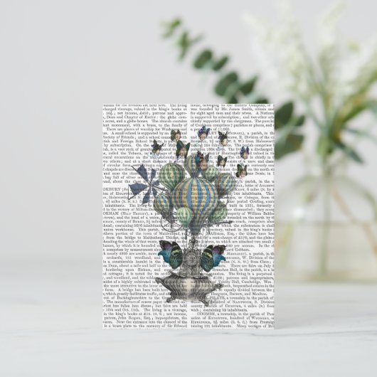 Flutter-tijd Briefkaart (Staand voorkant)