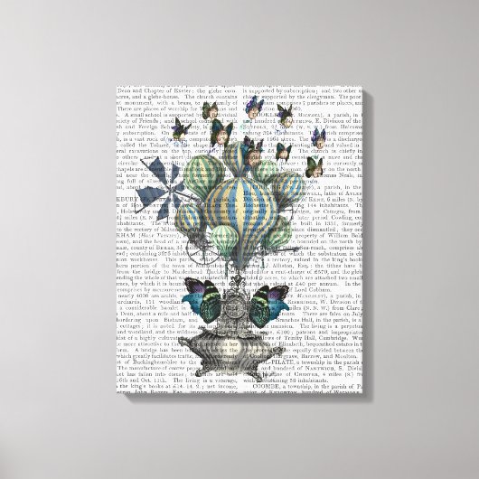 Flutter-tijd Canvas Afdruk (Voorkant)