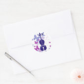 Flutter vioolviool Stickers (Envelop)