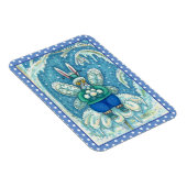 FLUTTERBUN WINTER WONDERLAND, FUNNY BUNNY RABBIT MAGNEET (Rechterzijde)