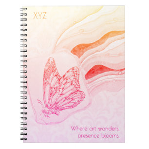 Flutterby Butterfly Spiral Notitieboek