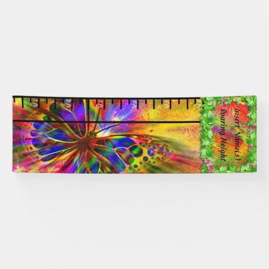 Flutterby Grow Chart Spandoek (Horizontaal)