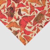 Flutterby Herfst Butterflies Tissuepapier (Detail)