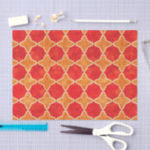 Flutterby Herfst Geometric Red Tissuepapier (Craft)