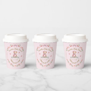 Flutterby Love: Bloemen en Vlinders Baby Speenbib Papieren Bekers