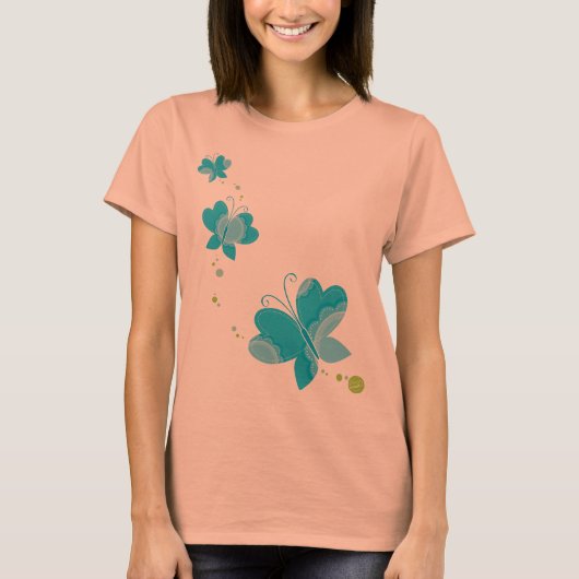 FLUTTERBY VLINDERS :: serie van drie 2 T-shirt (Voorkant)