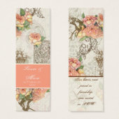 Flutterbyes 'n Mariage Rose élégant (Devant & derrière)