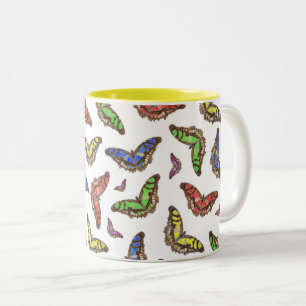 Flutterbys Tweekleurige Koffiemok