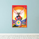 Flutterer's Delight Canvas Afdruk (Insitu (Houten vloer))