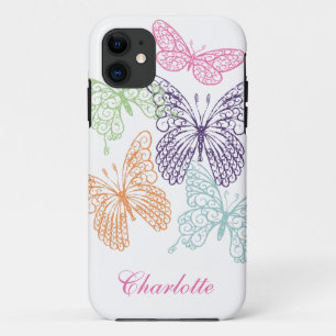 Fluttering Butterflies iPhone 5Hoesje-Mate Barely iPhone 11 Hoesje