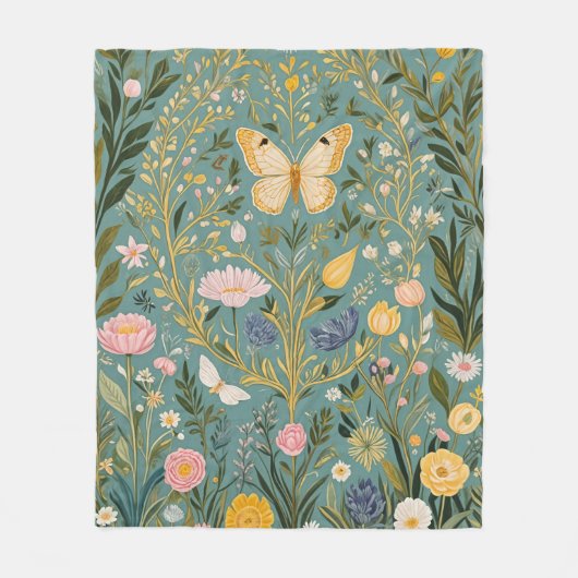 Fluttering Dreamscape Fleece Deken (Voorkant)