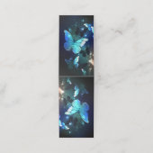 Fluttering Night Butterfly Afsprakenkaart (Buitenkant ongevouwen)