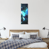 Fluttering Night Butterfly Canvas Afdruk (Insitu (Slaapkamer))