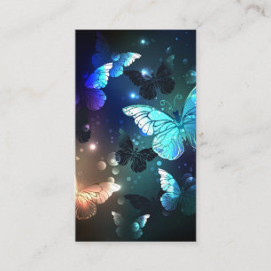 Fluttering Night Butterfly Contactkaartje