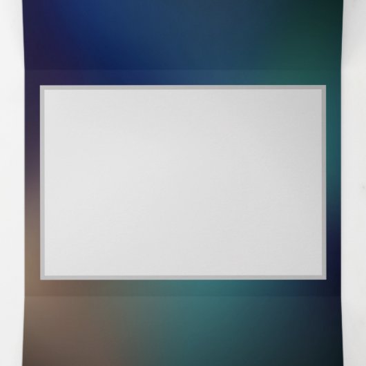 Fluttering Night Butterfly Drieluik Wenskaart (Binnenkant midden)