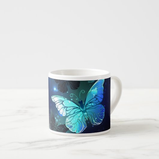 Fluttering Night Butterfly Espresso Kop (Voorkant rechts)