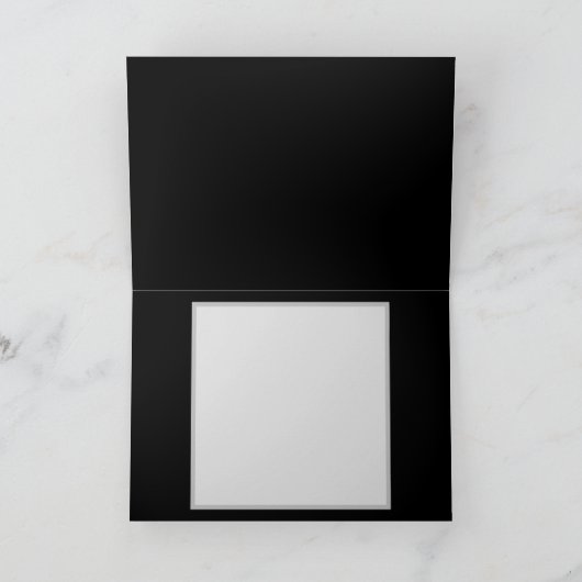 Fluttering Night Butterfly Kaart (Binnen)