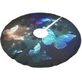 Fluttering Night Butterfly Kerstboom Rok (Gekanteld)