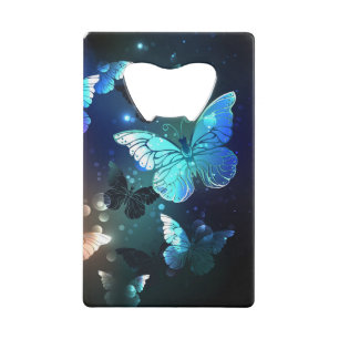 Fluttering Night Butterfly Kredietkaart Flessenopener