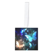 Fluttering Night Butterfly Kubus Ornament (Voorkant)