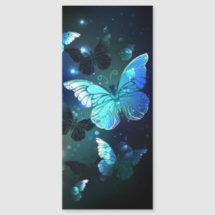 Fluttering Night Butterfly Magnetische Uitnodiging