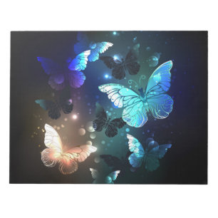 Fluttering Night Butterfly Notitieblok